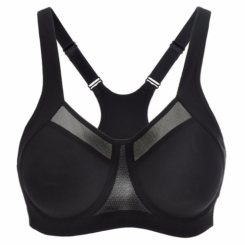 Womens High Impact Sports Bra Power Racer Back Ultimate Support Underwire Female Comfortable Lingerie 32 34 36 38 42 B C D DD ► Photo 1/6