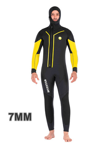 7MM Neoprene Spearfishing Wetsuit Full Body Front Zip Keep Warm Diving Suit For Men Underwater Hunting Swimming Surfing Wetsuits ► Photo 1/6