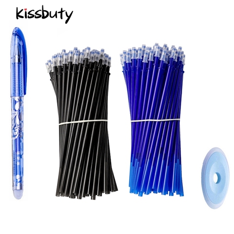 0.5mm Erasable Pen Set  Blue Black Ink Gel Pen Erasable Refill Rod Washable Handle School&Office Writing Stationery Gel Ink Pen ► Photo 1/6