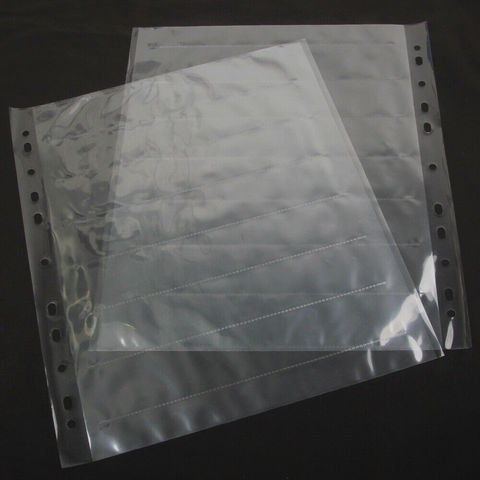 30x Acid-Free Ring Binder Archival Storage Sheets Pages 35mm 135 B&W Film Slide ► Photo 1/4