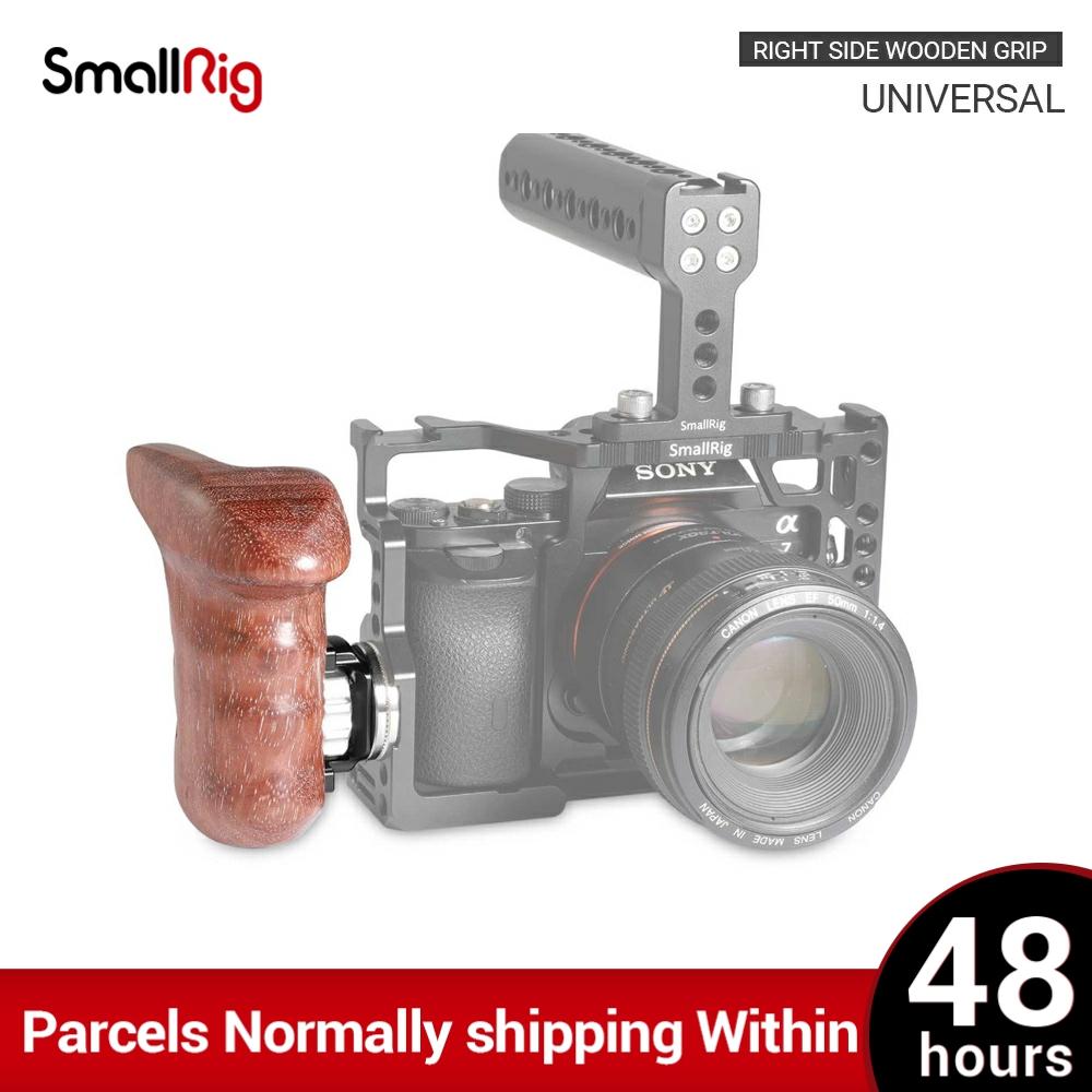 SmallRig Right Side Wooden Handle with ARRI Rosette Suit for Sony a7II/a7RII/a7SII SmallRig Cage - 1941 ► Photo 1/6