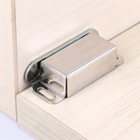 Stainless Steel Magnetic Door Catch, Heavy Duty Magnet Latch Cabinet Catches for Cabinets Shutter Closet Furniture Door ► Photo 1/6