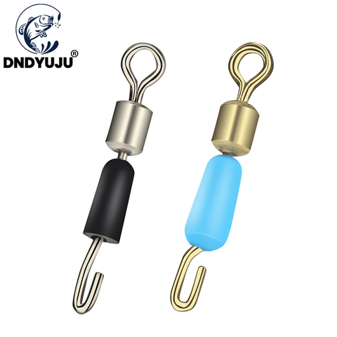DNDYUJU 50pcs Ball Bearing Swivel Solid Rings Fishing Connector Hooks Quick Fast Link ► Photo 1/6