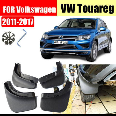 Mud flaps for Volkswagen vw Touareg Mudguards Fender Volkswagen Touareg Mud flap splash Guard Fenders car accessories Front Rear ► Photo 1/6