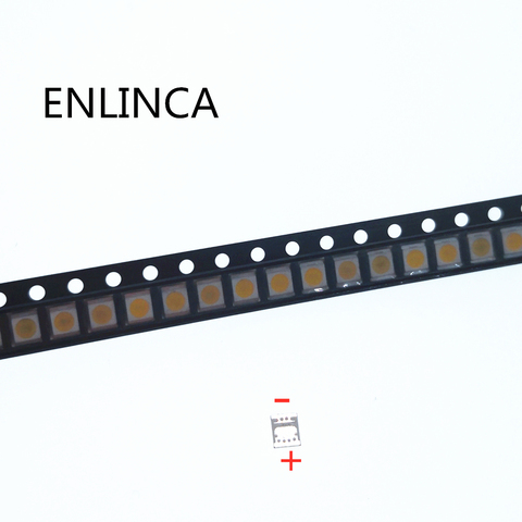 100pcs LED Backlight 1210 3528 2835 3V 1W 350mA 130l LM 11000K cold Cool white For LG Innotek LCD Backlight LED TV Application ► Photo 1/3