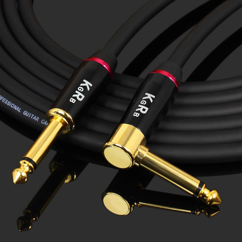 Guitar cable guitar cord electric guitar electric box drums musical instruments black fever fidelity noise reduction Audio cable ► Photo 1/6