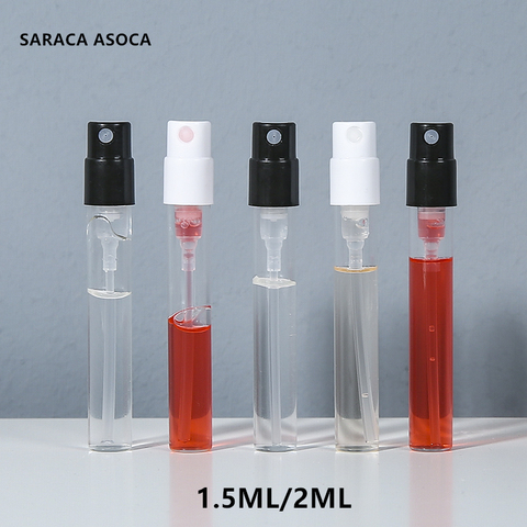 1.5ml 2ml Glass Trial Pack Parfum Snap Bottle Sample Bayon Spray Bottle Refillable Fragrance Atomizer Glass Perfume Bottle ► Photo 1/2