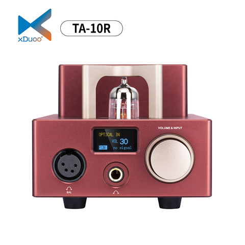 XDUOO TA-10R Headphone Amplifier AK4493EQ XU208 USB RCA Coax Opt PCM DSD DXD 12AU7 TA10R Tube Amplifier ► Photo 1/6