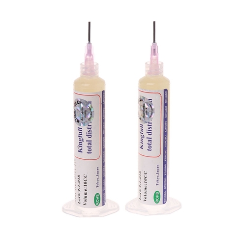 2 Pcs 10CC RMA-218 BGA Reballing No-Clean Repair Solder Flux Paste With Needles ► Photo 1/6