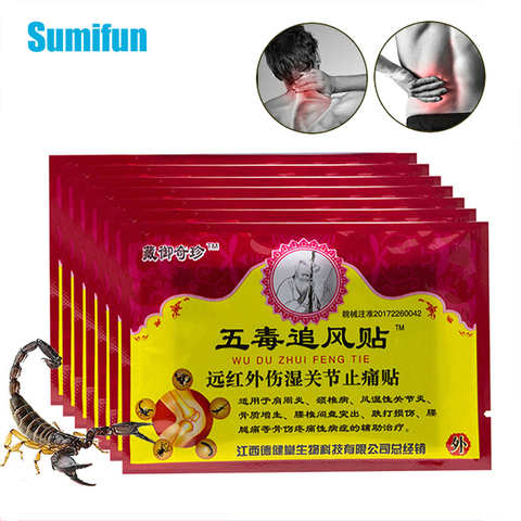 80Pcs Scorpion Venom Medical Pain Relief Patch Arthritis Back Shoulder Muscle Joint Stress PainKiller Plaster Orthopedic Plastry ► Photo 1/6