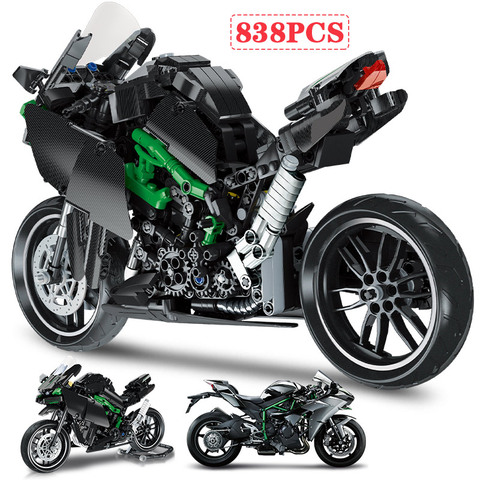 Motorcycle Moto Racing Car Motorbike City Vehicle Sets Off Road Model  Building Blocks Moc Kits Kids Toys - AliExpress