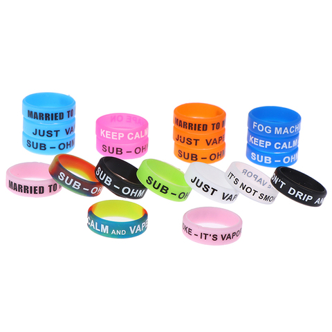 5pcs Silicone Rubber Vape Ring Rubber Anti Slip Band for Mechanical Mod Protection Decoration decorative band ► Photo 1/6