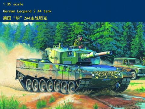 HobbyBoss MODEL 1/35 SCALE military models #82401 German Leopard 2 A4 tank plastic model kit ► Photo 1/1