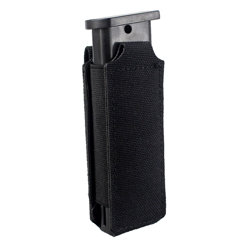 Tactical Molle Single Pistol Mag Pouch Open Top Elastic Magazine Holder Tool Pouch Flashlight Holster Tool Holder ► Photo 1/6