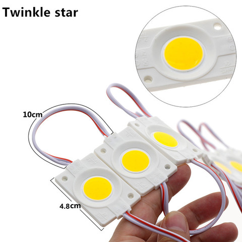 Led Module 12V COB Light Advertisement Design Sign Backlight Shop Banner Waterproof IP65 White Red Green Blue Yellow Pink 10pcs ► Photo 1/6