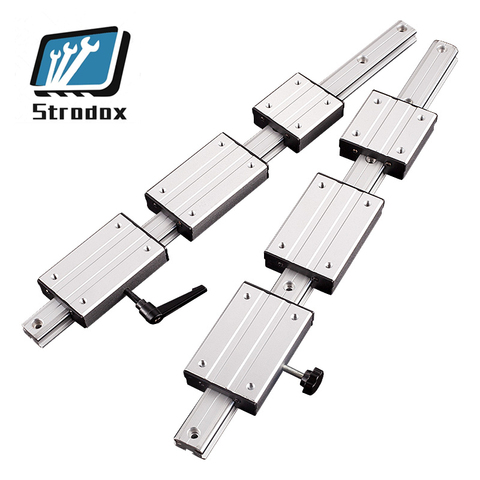 Dual Shaft Linear Rail LGD6 LGD8 LGD12 LGD16 Double Axis Roller Linear Guide Rail LGB6/8/12/16 High Speed Guider Locking Slider ► Photo 1/6