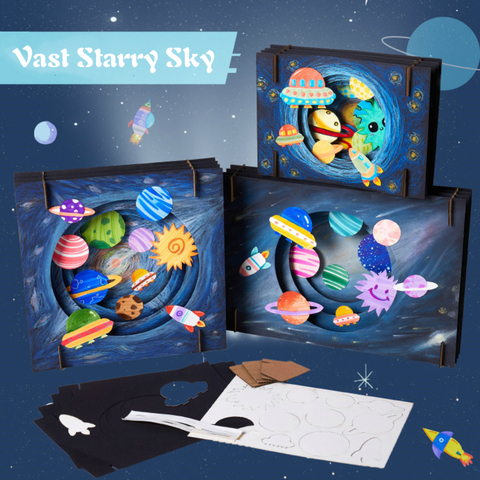 DIY Vast Starry Sky Craft Toys For Children Creative Handmade Educational Arts And Crafts For Kids Interactive Educational Toys ► Photo 1/6