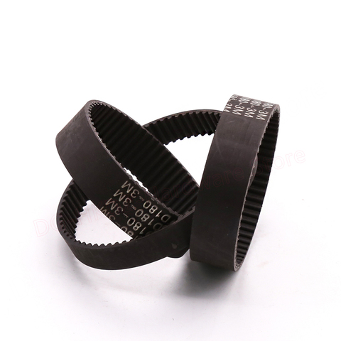 Black Rubber HTD-3M Timing Belt 204-231mm Perimeter Closed Loop Width 15mm Synchronous Belts Part High Transmission Efficiency ► Photo 1/4