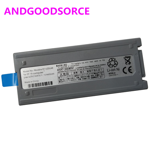 New CF-VZSU48 Laptop Battery For Panasonic Toughbook CF-19 CF19 CF-VZSU48U VZSU28 VZSU50 VZSU48CJS VZSU48R VZSU87R 11.1V 4400mAh ► Photo 1/5