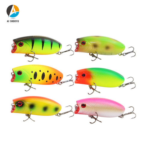 1Ps Fishing Lure 50mm 13g Floating Croatian EGG Bait Popper Bait Artificial Swimbait Wobbler Fishing Hard Bait with Single Hook ► Photo 1/6