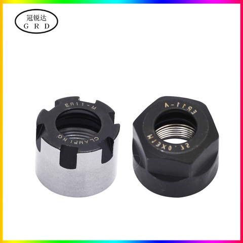 brand new er11 nut er11a er11m nut for cnc milling collet use Can cooperate er collet chuck and er series tool holder shank ► Photo 1/6