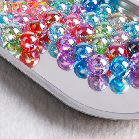 Glass Loose Pearls 6mm 8mm 10mm Glossy Craft Beads Spacers DIY