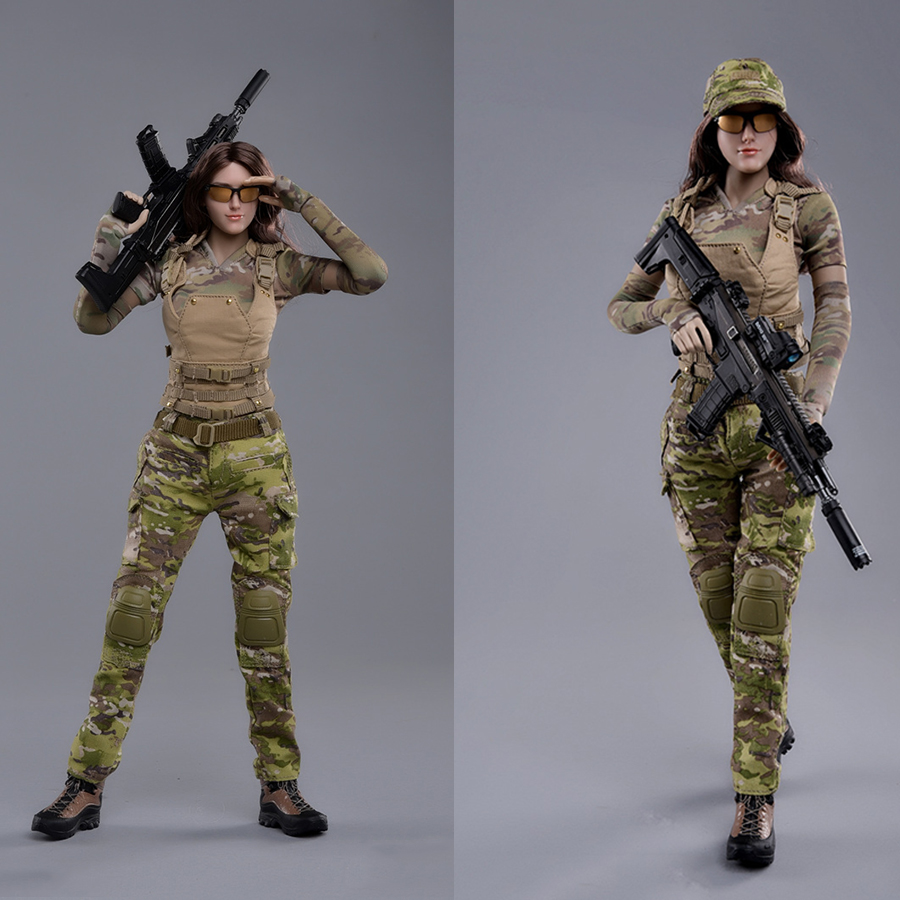 1/6 scale Tactical Camouflage Combat Clothing Set For 12" Female Figure Doll