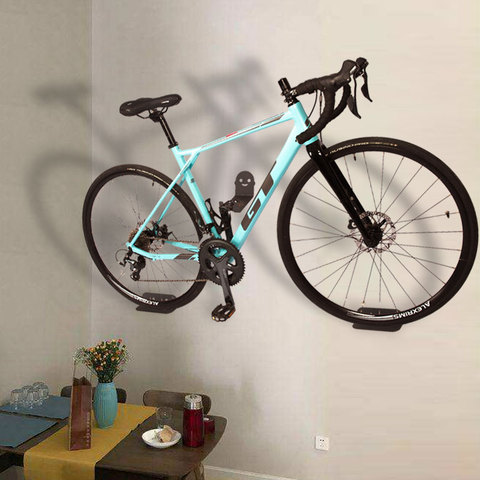 Hanging Bicycle Holder Bracket Storage Bike Wall Mount Stand Perfect Space Saving Tool Bicycle Rack Wall Mounted Hanger Holders ► Photo 1/6