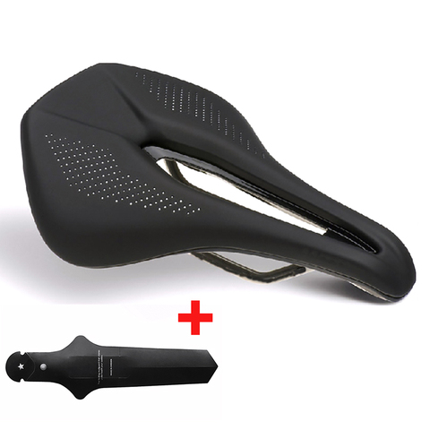 Ironman s Triathlon Bicycle Saddle MTB Road Bike Racing Saddles Seat Wide Sillin Bicicleta PU Breathable Soft Seat Cushion parts ► Photo 1/6