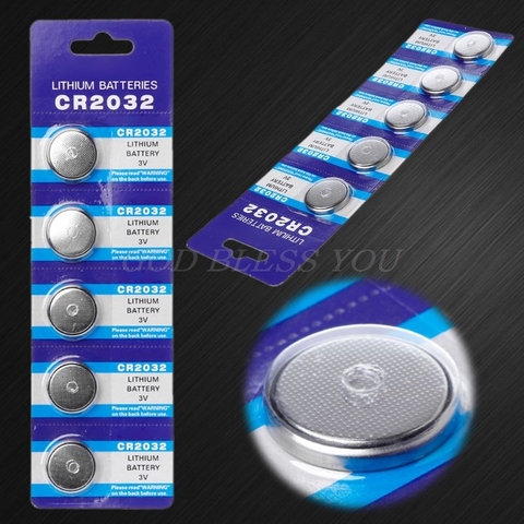 Button Battery 3V CR2032 BR2032 DL2032 ECR2032 Cell Coin Lithium Li-ion Batteries Promotion Watch Computer LED Light Electronic ► Photo 1/6