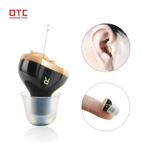 Micro Hearing Aid for Seniors Invisible Hearing Aids for deafness headset Adjustable Wireless with Sound Amplifier ► Photo 1/6