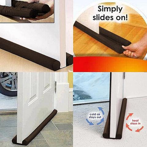 Drop shipping 1Pcs New Hot 2022 Double Door Stopper Guard Decoration Energy Saving Doorstop Draft Protector ► Photo 1/6