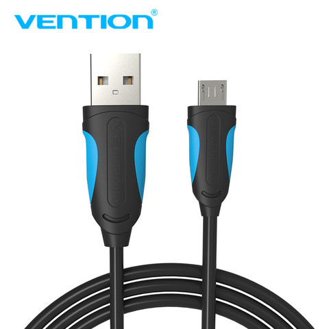 Vention Micro USB Cable Fast USB Charging Cable 3A Micro USB Data Cable for Samsung S7 S6 Note Mobile Phone Micro USB Cord Wire ► Photo 1/6