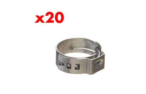 (20 PACK) Stainless Stepless Clamp (suit 12-14mm OD) 14.5mm ► Photo 1/1