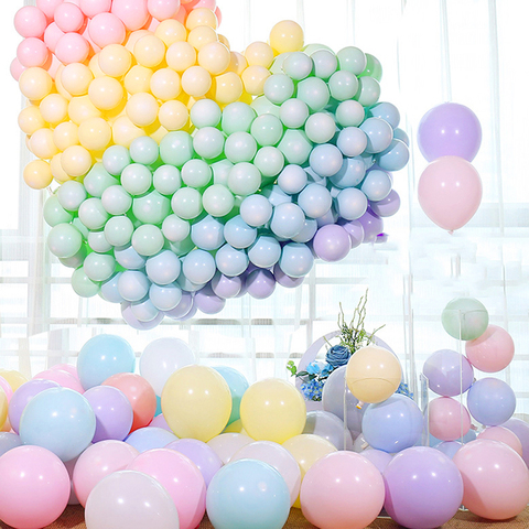10" Metallic Pearl Chrome Latex Balloons for Wedding Birthday 10-50pcs Macaron