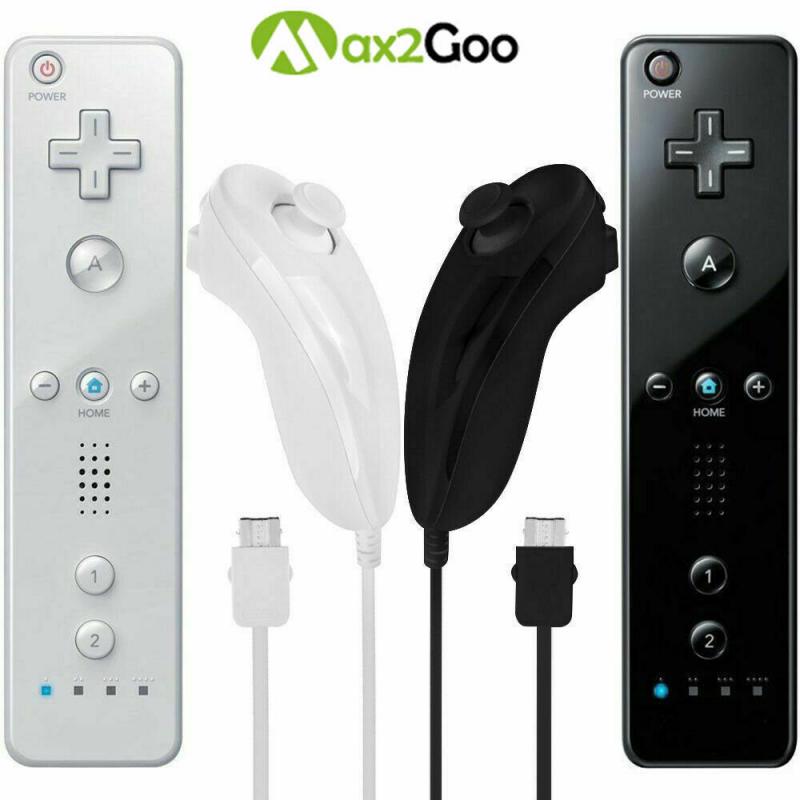 Wireless Bluetooth Game Controller with Built-in Motion Plus Sensor for Wii and for Wii U Console For Wii Remote Controller