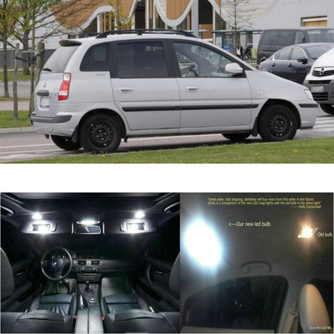 Led interior lights For Hyundai matrix fc  9pc Led Lights For Cars lighting kit automotive bulbs Canbus ► Photo 1/5