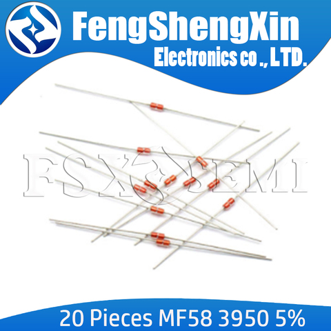 20pcs New Thermal Resistor NTC MF58 3950 4250 4300 K 5% B 2K 5K 10K 20K 30K 47k 50K 100K 200K 500K ohm ► Photo 1/2