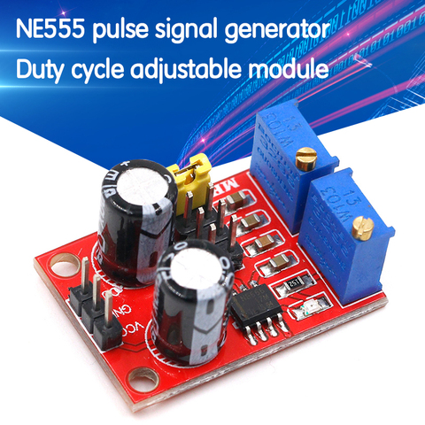 NE555 pulse frequency, duty cycle adjustable module,square/rectangular wave signal generator,stepping motor driver ► Photo 1/6