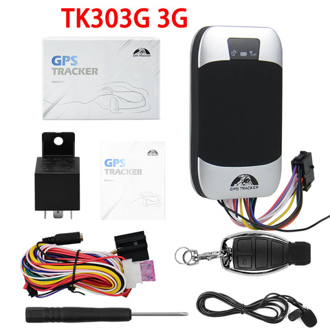 3G GPS Vehicle Tracker GSM GPS Locator Coban TK303G TK303F Waterproof IP66 Remote Control Cut Off Engine Geofence Free Web APP ► Photo 1/6