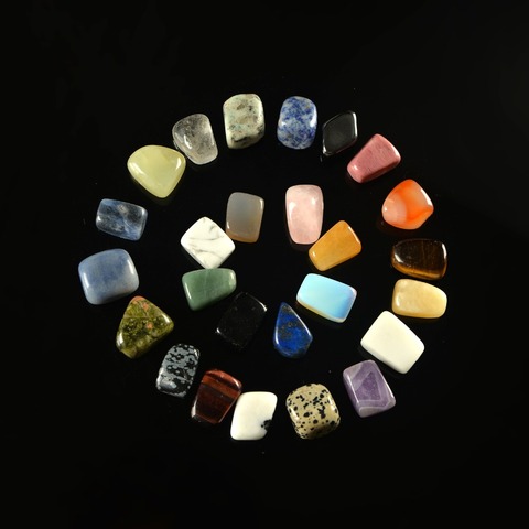 Natural Mineral Tumbled Stone Quartz Aventurine Opalite Protolith Rock Healing Chakra Reiki Crystal Beads Point Garden Decor 1Pc ► Photo 1/6