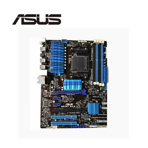 For ASUS M5A97 R2.0 Motherboard Socket AM3+ DDR3 32GB For AMD 970   FX Original Desktop Mainboard M5A97  SATA III Used Mainboard ► Photo 1/1