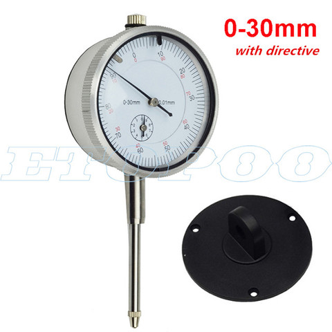 Precision Tool 0-10mm 0-25mm 0-30mm Dial Indicator Gauge Accuracy dial test Measurement Instrument Tools dial gauge Micrometer ► Photo 1/6