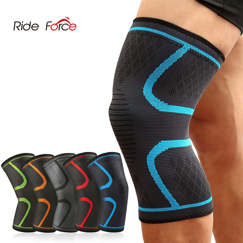 1 PC Elastic Knee Pads Nylon Sports Fitness Kneepad Protective Gear Patella Brace Support Running Basketball Volleyball ► Photo 1/6