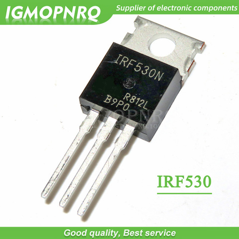 10PCS IRF530N IRF530 IRF530NPBF MOSFET MOSFT 100V 17A 90mOhm 24.7nC TO-220 new original ► Photo 1/1