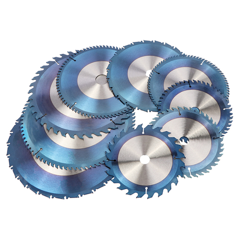 TCT Saw Blade 165-255mm Nano Blue Coating Circular Saw Carbide Tipped Woodworking Cutting Discs Power Tools ► Photo 1/6