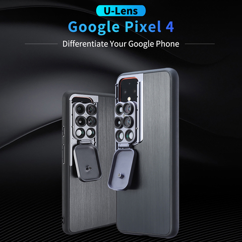 Ulanzi U-Lens Phone Case with 6 in 1 Multi Lens for Google Pixel 4 Pixel 4XL10X 20X Macro/Double/Wide Angle/Fisheye Lens ► Photo 1/6