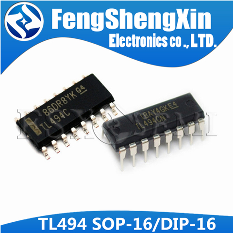 10pcs/lot TL494CN DIP16 TL494C DIP TL494 494CN DIP-16 TL494CDR SOP-16 PULSE-WIDTH-MODULATION CONTROL CIRCUITS  IC ► Photo 1/3