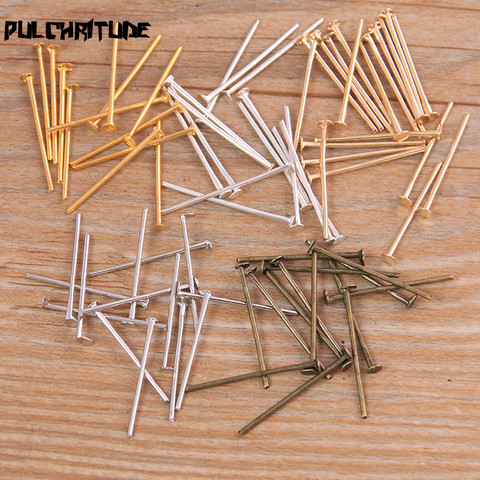   100pcs 20mm 5 Color Steel Eye Pins Findings Eye Head Pins For Jewelry Making DIY Supplies Accessories ► Photo 1/6