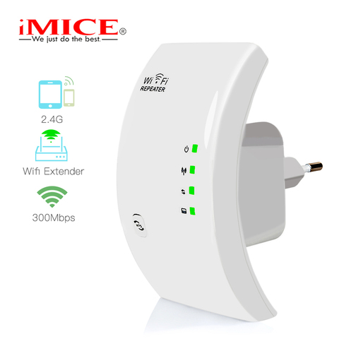 300Mbps Wireless WiFi Repeater WiFi Booster WiFi Amplifier Wi-Fi Long Signal Range Extender Wi Fi repeater 802.11N Access point ► Photo 1/6
